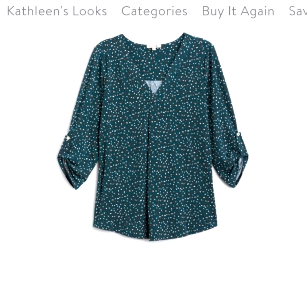NWT BEACONPatty Roll Tab Knit TopVia Stitch Fix